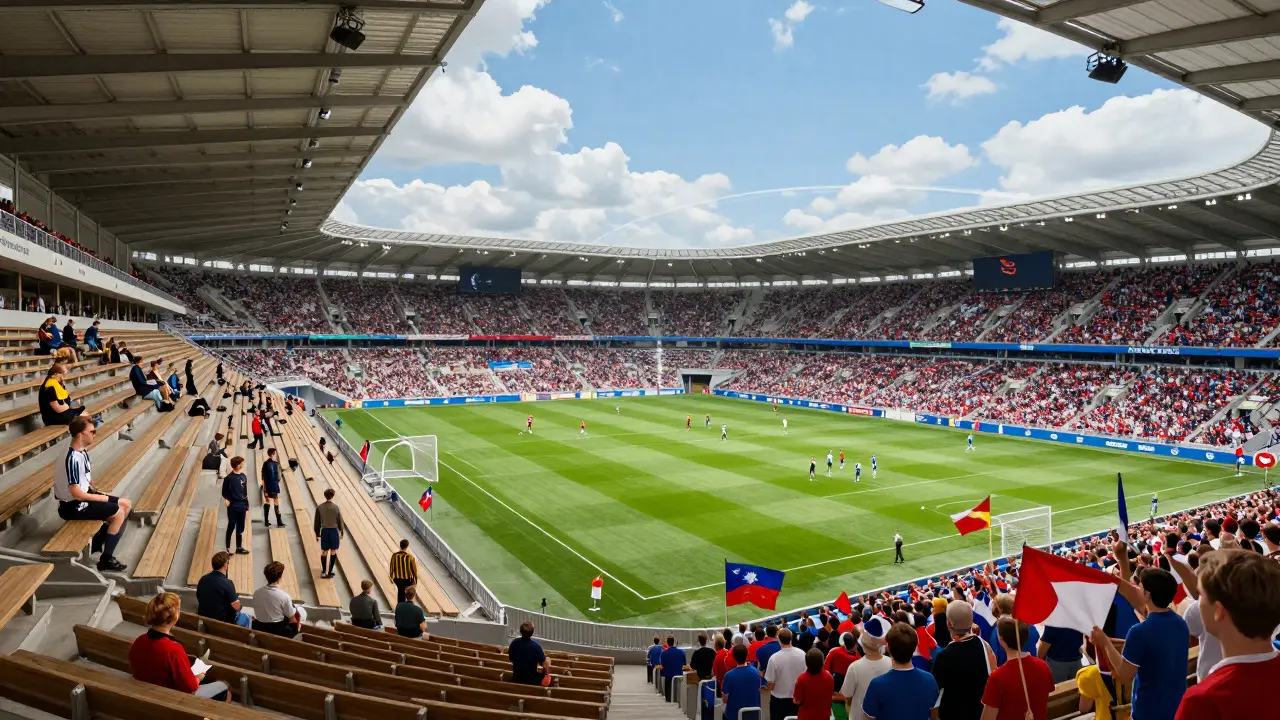 Srovnání historického a moderního českého fotbalového stadionu